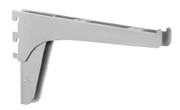 KV 185 ANO 16, 16in 185 Series Double Slotted Shelf Bracket, Anochrome, Knape and Vogt