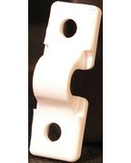 Schulte 1435-6645-11, Ventilated Shelving Back Clip, White
