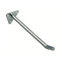 KV 1132 ANO 4, Steel Utility Hook, 4in Length, Anochrome, Knape and Vogt