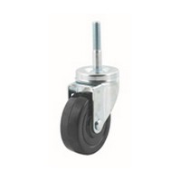 DH Casters C-LM3T3RS, Threaded Stem Mount Caster, Medium Duty, 3in, 220lb Capacity