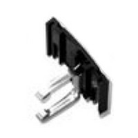 2 Finger Toe Kick Clip with Double Sided Adhesive Black Hardware Concepts 5899-000