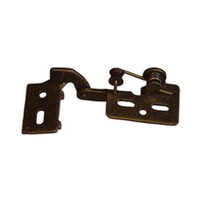 Youngdale 6DS-PLY.RB, Pin Hinge, 1/2 Overlay, Rubbed Bronze