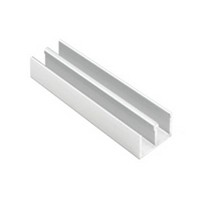 Engineered Products (EPCO) 48A34-6 Aluminum Sliding Door Upper Guide for 3/4 Thick Doors, 1-15/16 W x 9/16 H x 72 L, Anodized Aluminum