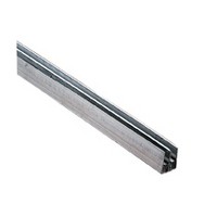 KV 999 ZC 144, Steel Sliding Glass Door Lower Track, 1 W x 1 H x 144in Length, Zinc, Knape and Vogt