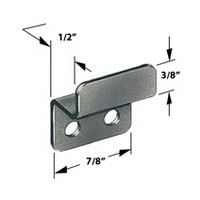 CompX Timberline SP-256-1 Timberline Lock Accessories, Strike Plate for Cam or Deadbolt Locks, Bright Nickel