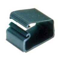 Custom Plastics CPF-3110, 2 L Plastic, Wire Channel Clips, Black, 100-Pack