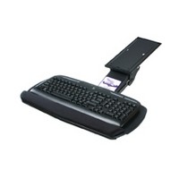 KV OMN-80, Mouse Pad, Swivel-Out for KV's SD Series Keyboard Trays, Black, Knape and Vogt