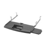 WE Preferred 60211 12 007 Pull-Out Keyboard Tray with Pull-Out Mouse Tray, 23 L x 11-3/4 W, Black