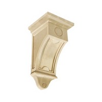 CVH International CBL3-9 MAPLE, Hand Carved Wood Corbel, Mission Collection, 5 W x 5 D x 9 H, Maple