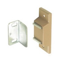 2-7/8 L, Plastic Single Magnetic Catch with Strike Plate, Pull Force 5lb, Tan Engineered Products (EPCO) 1001-T-B
