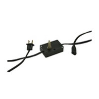 Specialty Lighting 7000-3121, On/Off Push Switch for Canister Lights, 24in Female Lead Cord, Black