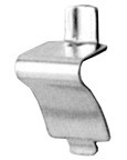 Sugatsune SPB-20, Shelf Clip for use with Single Slotted Pilasters, Stainless Steel