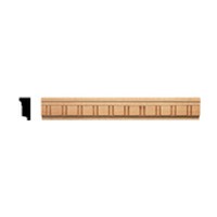 Dentil Style Machined Wood Embossed Molding 96" L Unfinished Cherry 10 Per Box Omega National E024D2960CUF2