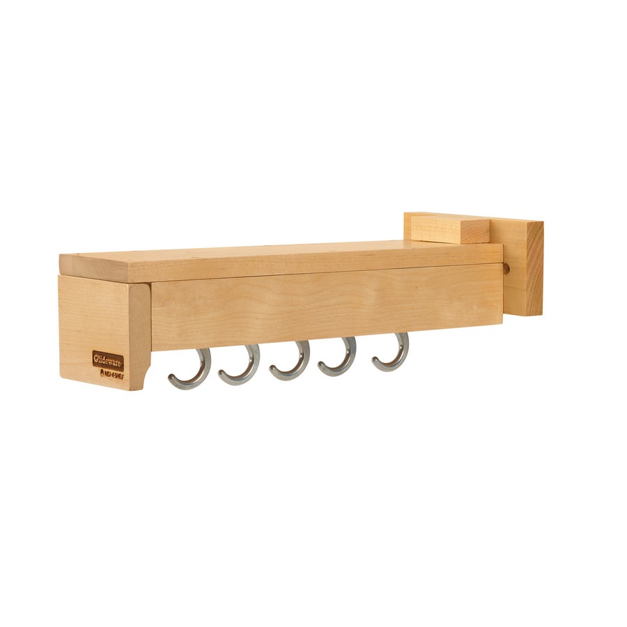 Glideware Pull-Out Organizer with Ball Bearing Slide System Maple Rev-A-Shelf GLD-W14-SC-5
