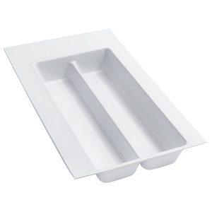 Rev-A-Shelf GUT-10W-10, 11-1/2 Polymer Utility Tray Drawer Insert, Glossy White, Min Trim Size: 8-5/8 W x 17-3/4 D