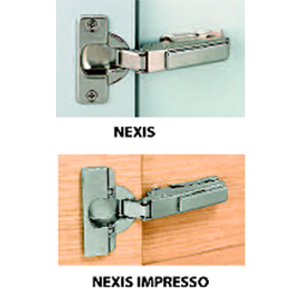 Grass 138.605.51.1515 95 Degree Nexis Impresso Hinge for Thick Door, Inset, Toolless