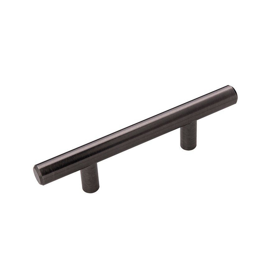 Bar Pull Pull 64mm Center to Center Brushed Black Nickel Hickory Hardware HH075592-BBLN