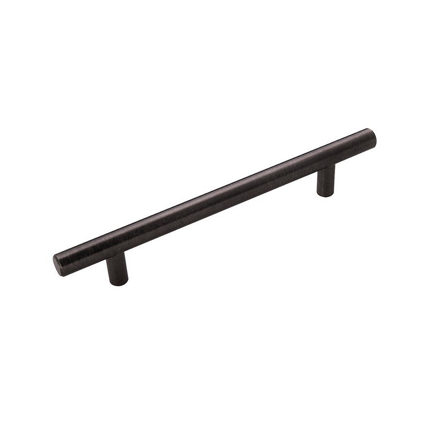 Bar Pull Pull 160mm Center to Center Brushed Black Nickel Hickory Hardware HH075596-BBLN