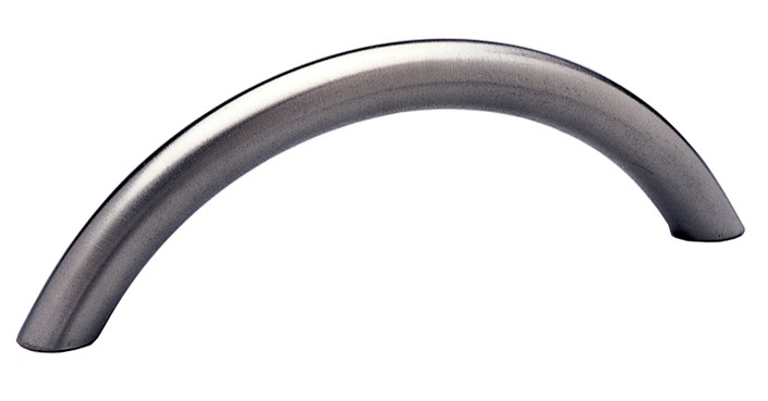 Hi Line HL15053-38, 128mm C-C Stainless Steel Arch Wire Pull, Brushed Stainless Steel