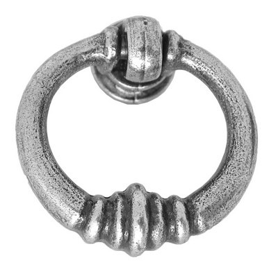 Hi Line HL19.5000.68, Antique Brass Ring Pull , Antique Brass