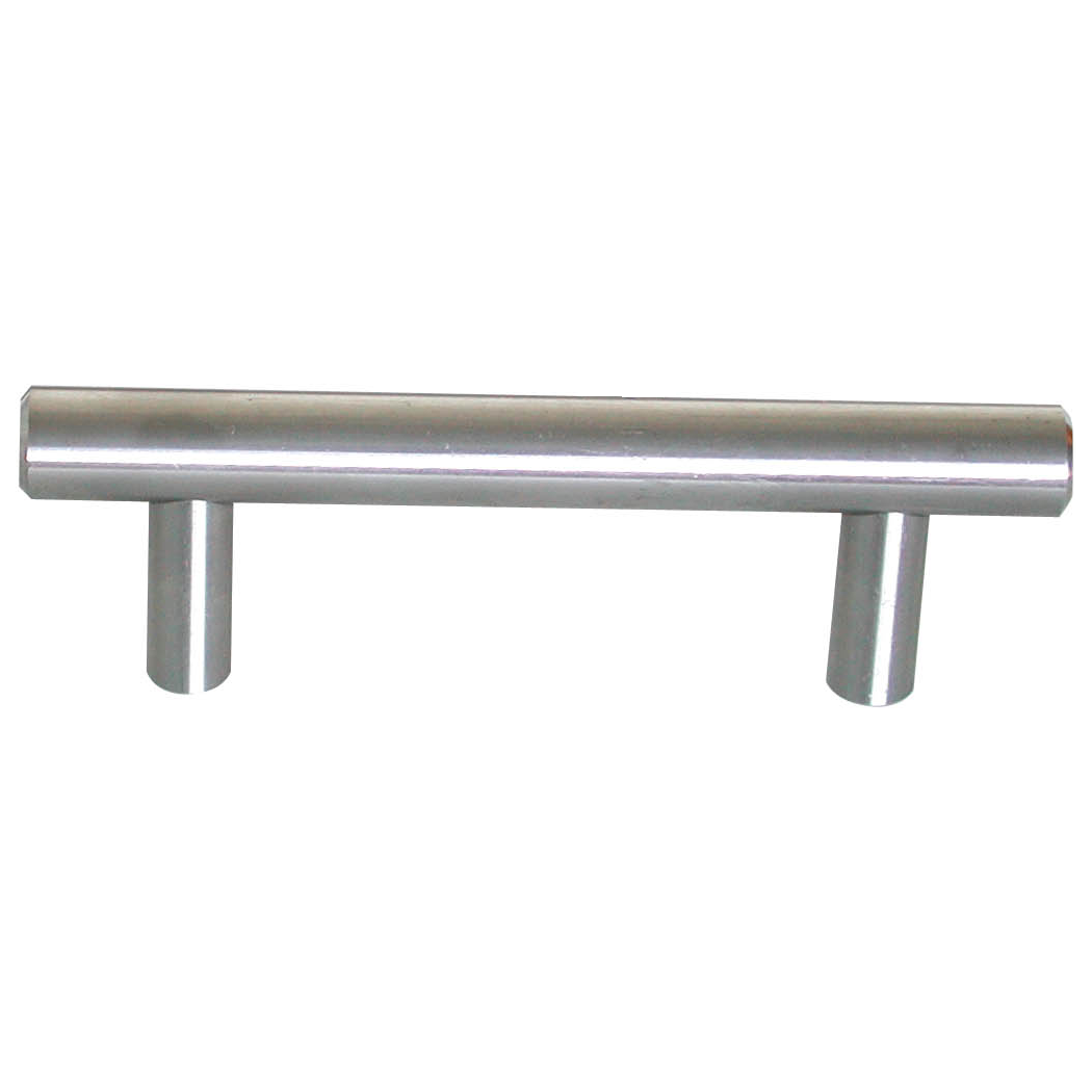 Hi Line HLBP3-38 Stainless Steel Bar Pull 3" (76mm) Centers, Brushed Stainless Steel, 4-1/2" (114mm) Long