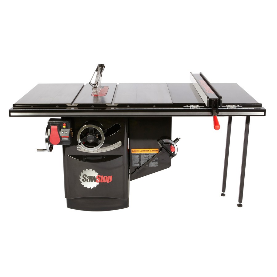 SawStop Industrial Cabinet Saw, 7.5hp 3ph 480v with 36" T-Glide Fence Assembly ICS73480-36