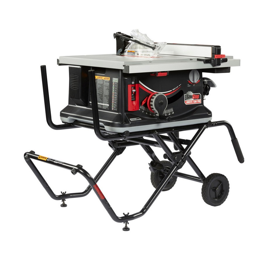 SawStop Jobsite Saw PRO with Mobile Cart Assembly 15A, 120V, 60Hz SawStop JSS-120A60