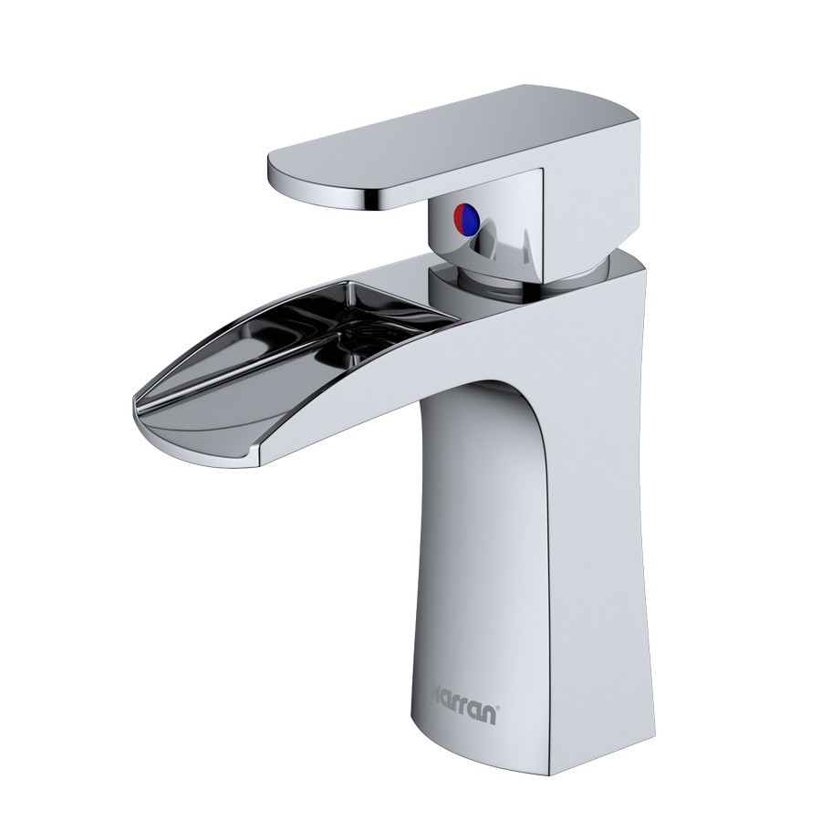 Kassel Single Handle Bathroom Faucet and Pop-Up Drain Chrome Karran KBF440C