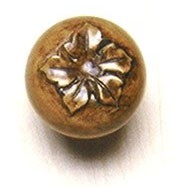 Grand River KNB-7B-C, Grape Small Cherry Wood Knob, Unfinished, Grape Small Collection