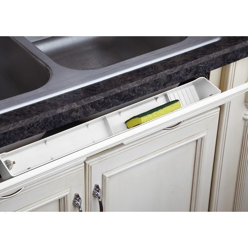 24"  Polymer Sink Tip-Out Tray Set, White Rev-A-Shelf LD-6591-24-11-1 