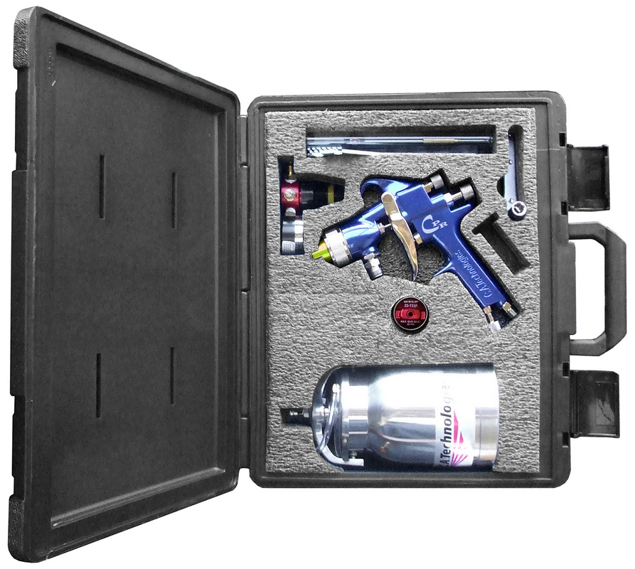 CPR HVLP/Compliant Gun Kit 1 Qt Pressure Cup with Regulator CA Tech CPR-303R2