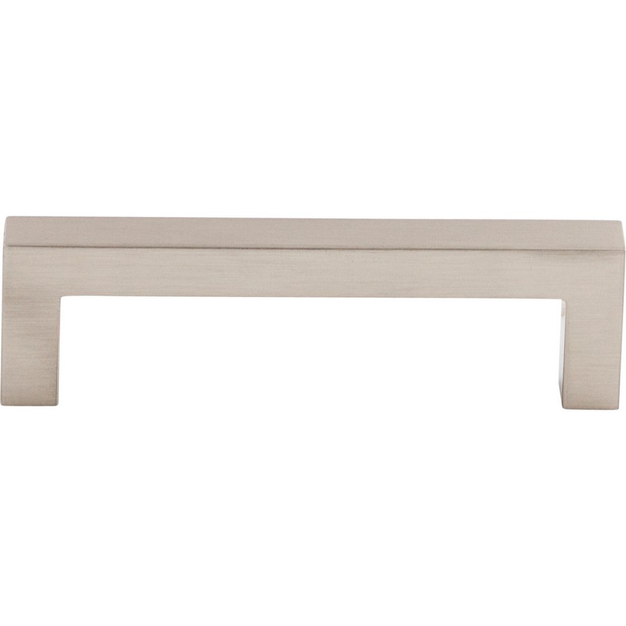 Asbury Square Bar Pull 3-3/4" Center to Center Brushed Satin Nickel Top Knobs M1161