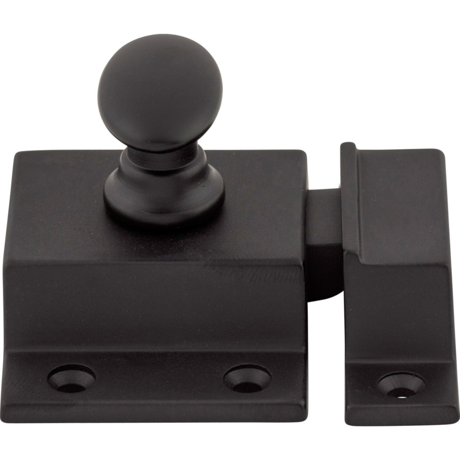 Additions Cabinet Latch 2" Long Flat Black Top Knobs M1781