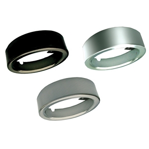 Rev-a-Shelf Metal Surface Mount Ring Chrome, L-SPACER-CH-M-1