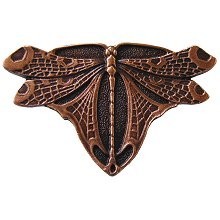 Notting Hill NHK-107-AC, Dragonfly Knob in Antique Copper, Arts &amp; Crafts