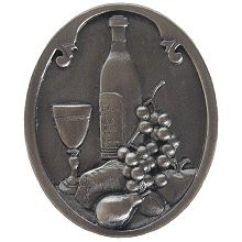 Notting Hill NHK-140-AP, Best Cellar (Wine) Knob in Antique Pewter, Tuscan