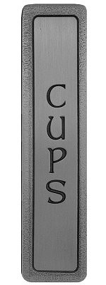 Notting Hill NHP-308-AP, Cups (Vertical) Pull in Antique Pewter, Fun in the Kitchen