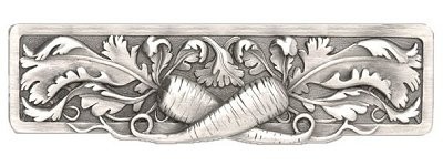 Notting Hill NHP-652-AP, Leafy Carrot Pull in Antique Pewter, Kitchen Garden