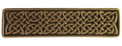 Notting Hill NHP-657-AB, Celtic Isles Pull in Antique Brass, Jewel