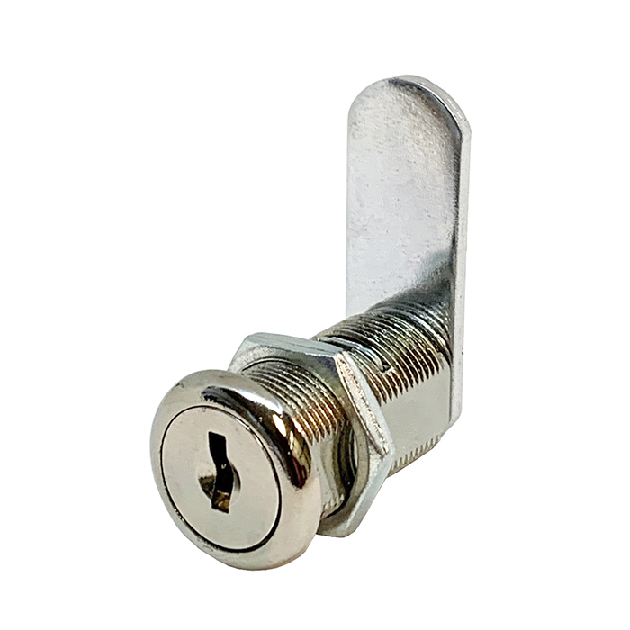 15/16" Cylinder Disc Tumbler Cam Lock Keyed Different Bright Nickel Olympus Lock 954-14A-KD