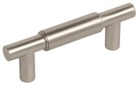 Liberty Hardware P00076C-110-C, Pull, Centers 3in (76mm), Stainless, Modernmetal