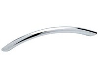 Liberty Hardware P0256A-PC-C, Bow Pull, Centers 5in (128mm), Polished Chrome, Builders Program