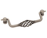 Liberty Hardware P0527A-AP-C, Bail Pull, Centers 5in (128mm), Pewter