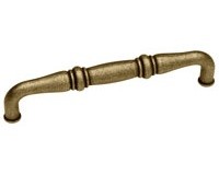 Liberty Hardware P16679C-BAB-C, Pull, Centers 6-5/16 (160mm), Burnished Antique Brass, Kentworth