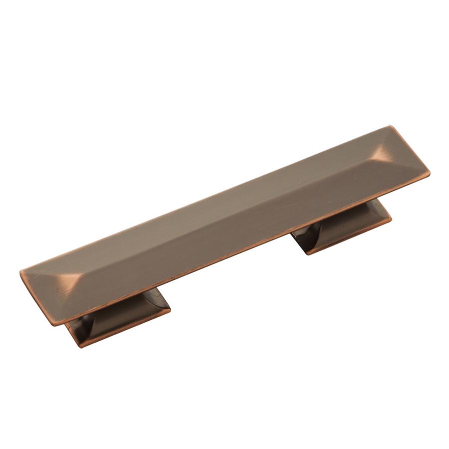 Bungalow Pull 3" & 96mm Center to Center Oil Rubbed Bronze Highlighted Hickory Hardware P2153-OBH