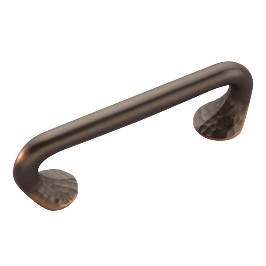 Craftsman Pull 3" Center to Center Oil Rubbed Bronze Highlighted Hickory Hardware P2171-OBH