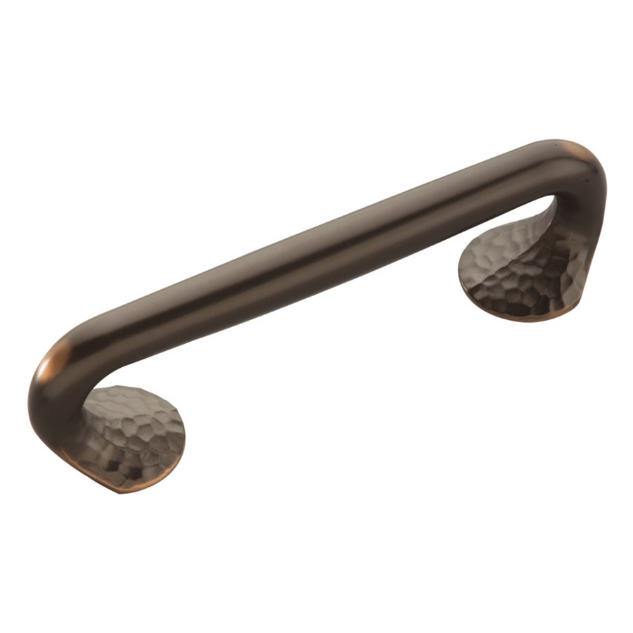 Craftsman Pull 96mm Center to Center Oil Rubbed Bronze Highlighted Hickory Hardware P2173-OBH