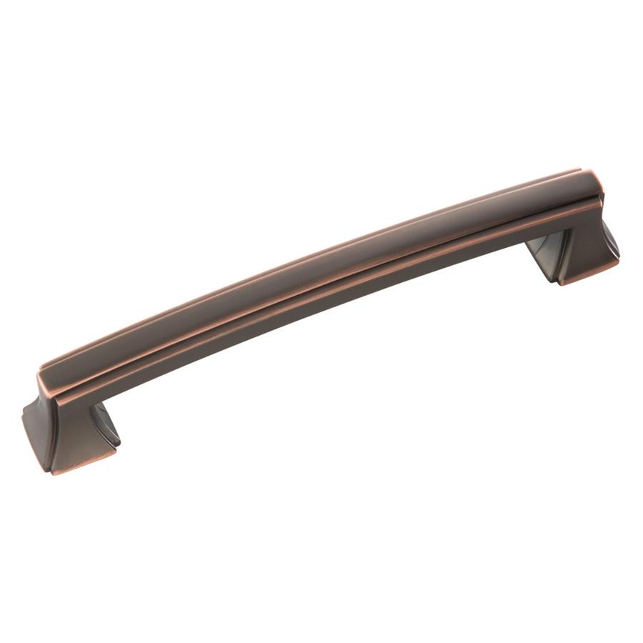 Bridges Pull 128mm Center to Center Oil-Rubbed Bronze Highlighted Hickory Hardware P3233-OBH