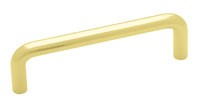 Liberty Hardware P604DB-PB-C1, Wire Pull, Centers 3-1/2, Polished Brass