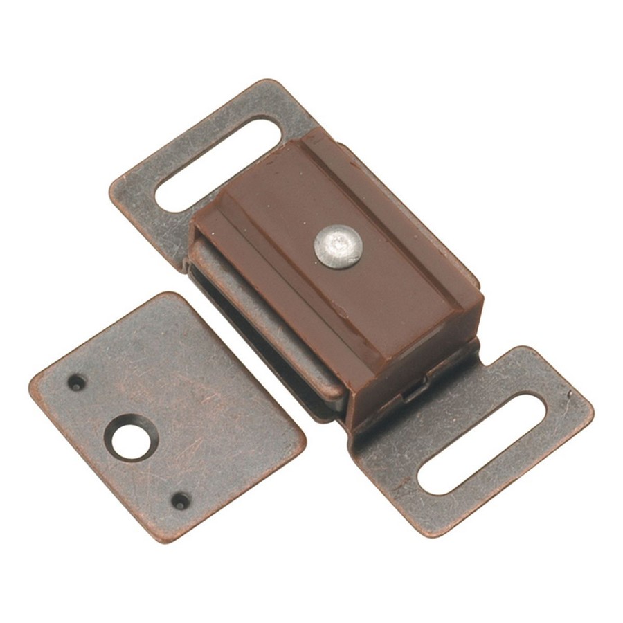 1-7/8" Center to Center Mounting Magnetic Catch Statuary Bronze Hickory Hardware P649-STB